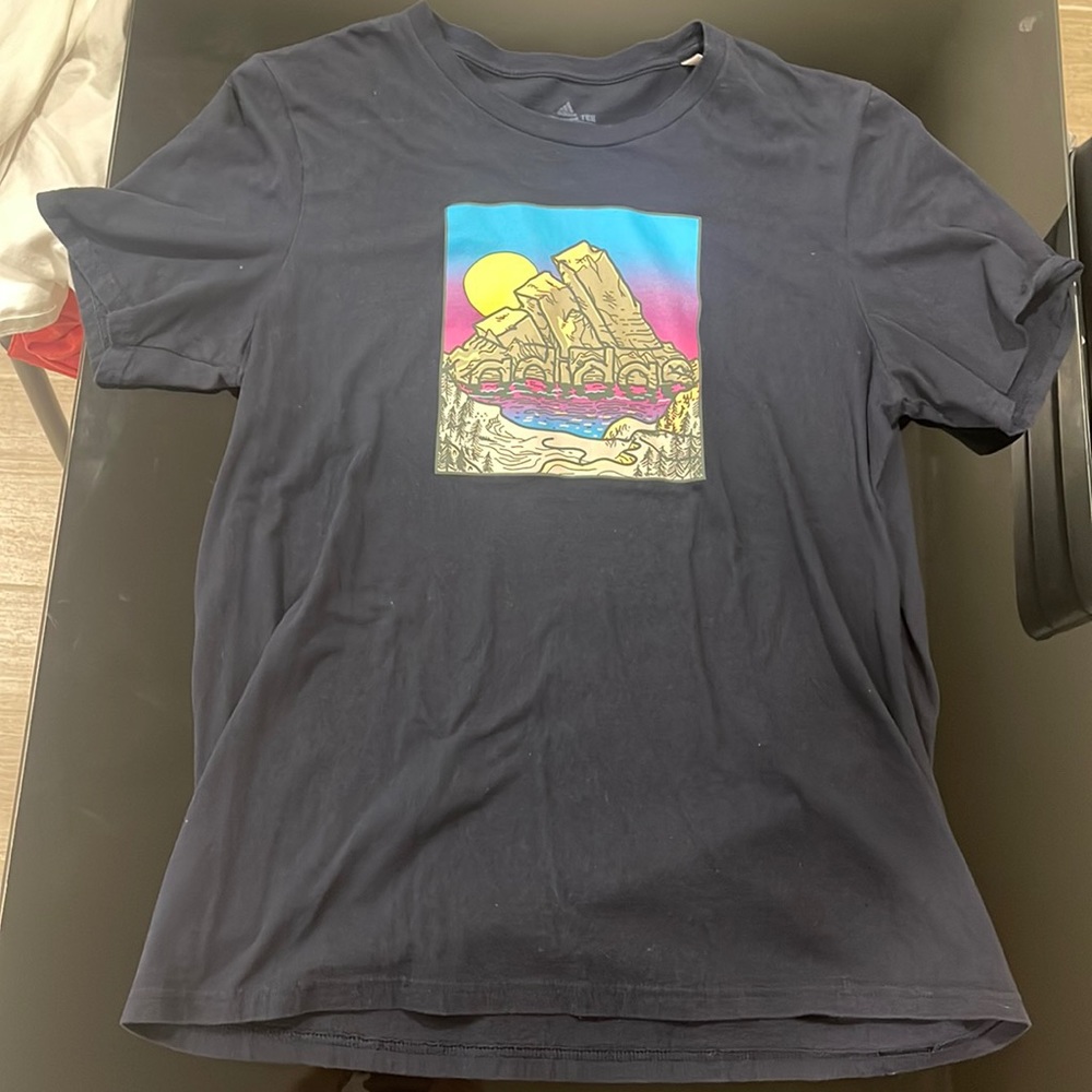 Adidas graphic shirt